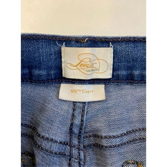 Levi’s 515 rolled Capri denim size 10 - Picture 3 of 6